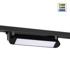 359795 PORT NT25 264 черный Светильник однофазный трехжильный трековый с переключ. цв. температуры IP20 LED 12W 180-265V 2700К/3200К/4000К ITER