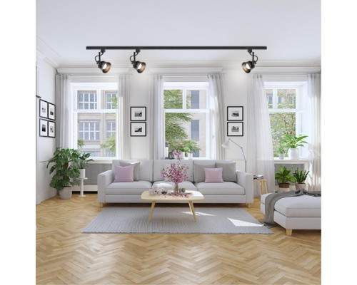 Трековый светильник Novotech 370548 Veterum черный GU10 50 Вт