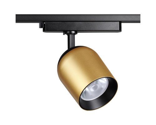 358516 PORT NT21 059 золото Однофазный трековый светодиодный светильник IP20 LED 4000K 25W 220V KAMP