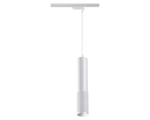 370770 PORT NT21 125 белый Светильник трековый однофазный трехжильный, провод 1м IP20 GU10 50W 220V MAIS