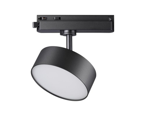 358756 PORT NT21 064 черный Однофазный трековый светодиодный светильник IP20 LED 24W 4000K 2100Лм 100-265V PROMETA