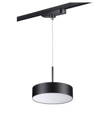 358768 PORT NT21 064 черный Однофазный трековый светодиодный светильник, длина провода 1.2м IP20 LED 30W 4000K 2600Лм 100-265V PROMETA