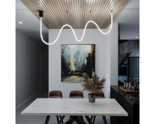 359131 KONST NT23 188 черный Светильник светодиодный IP20 LED 4000K 25W 170-265V 250Лм RAMO