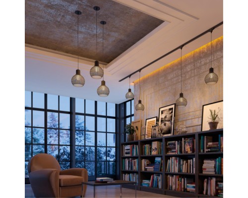 Трековый светильник Novotech 370425 Zelle черный E27 50 Вт