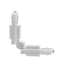 Гибкий соединитель с токопроводом для однофазного шинопровода Novotech 135020 белый