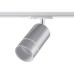 370779 PORT NT21 058 серебро Однофазный трековый светильник IP20 GU10 9W 235V ELINA