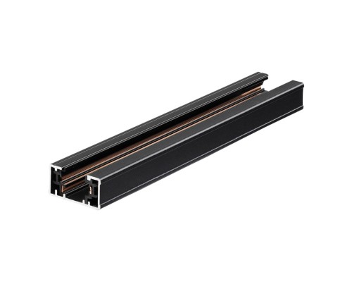 Однофазный шинопровод с токопроводом и заглушкой, 2м Novotech 135003 черный