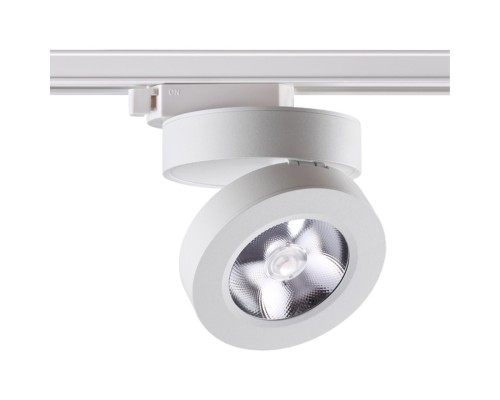 Трековый светодиодный светильник Novotech 357986 Groda белый LED 12 Вт 3000K