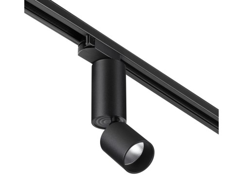 359321 PORT NT24 000 черный Светильник трековый однофазный трехжильный IP20 LED 10W 85-265V 3000K 1100Лм TUBO