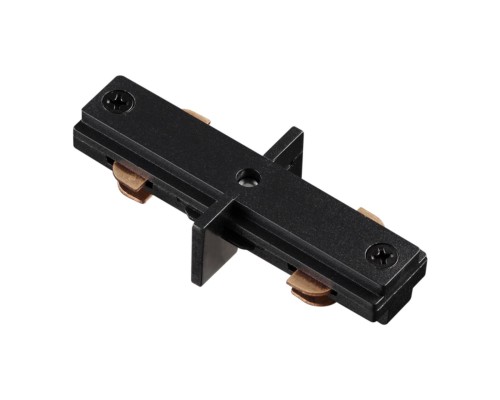 Соединитель внутренний с токопроводом для однофазного шинопровода Novotech 135007 черный