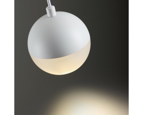 370821 PORT NT22 126 белый Светильник трековый однофазный трехжильный, провод 1м IP20 GU10 9W 220V GARN