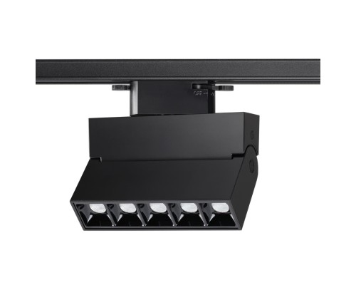 Однофазный трековый светильник Novotech 358325 Eos черный LED 13 Вт 4000K