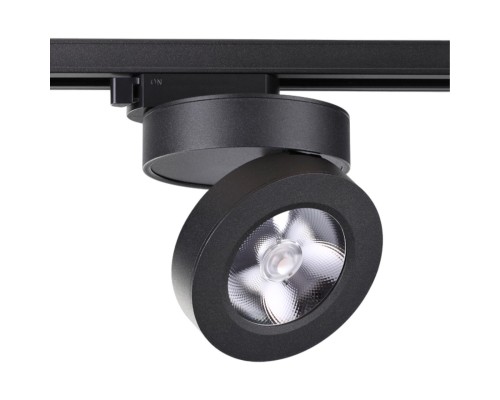 Трековый светодиодный светильник Novotech 357987 Groda черный LED 12 Вт 3000K