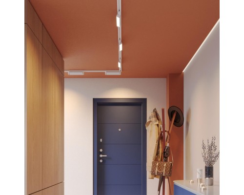 359797 PORT NT25 264 белый Светильник однофазный трехжильный трековый с переключ. цв. температуры IP20 LED 12W 180-265V 2700К/3200К/4000К ITER