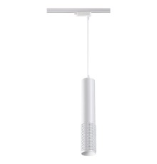 370770 PORT NT21 057 белый Однофазный трековый светильник, провод 1м IP20 GU10 50W 220V MAIS