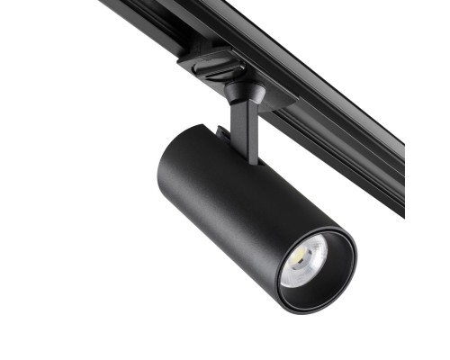 359153 PORT NT23 120 черный Светильник трековый однофазный трехжильный IP20 LED 15W 220V 3000К 1440Лм SELENE