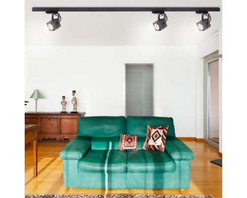 Трековый светильник Novotech 370429 Pipe черный GU10 50 Вт