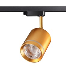 358804 PORT NT21 069 матовое золото Однофазный трековый светодиодный светильник IP20 LED 15W 1300Лм 4000K 85-265V ARUM