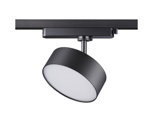 358756 PORT NT21 064 черный Однофазный трековый светодиодный светильник IP20 LED 24W 4000K 2100Лм 100-265V PROMETA
