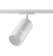 370778 PORT NT21 058 белый Однофазный трековый светильник IP20 GU10 9W 235V ELINA