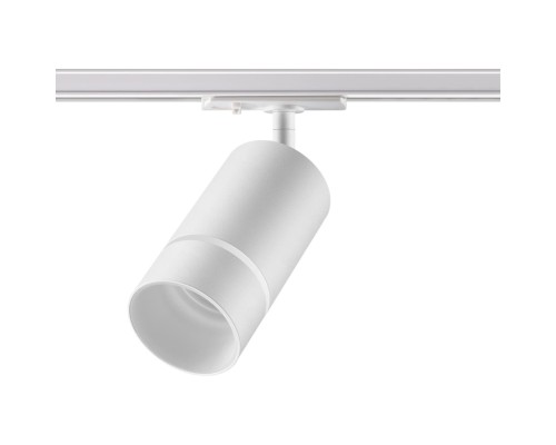 370778 PORT NT21 058 белый Однофазный трековый светильник IP20 GU10 9W 235V ELINA