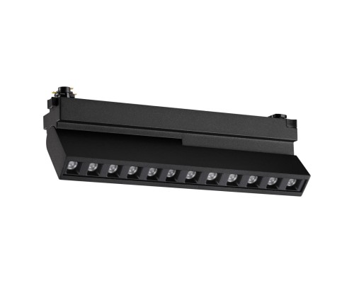 359742 PORT NT25 256 черный Светильник однофазный трехжильный трековый с переключ. цв. температуры IP20 LED 12W 2700К/3200К/4000К 180-265V EOS