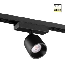 359807 PORT NT25 278 черный Светильник трековый однофазный трехжильный IP20 LED 10W 180-265V 3000К SOLETTE