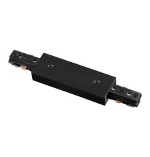 Соединитель с токопроводом для однофазного шинопровода Novotech 135005 черный