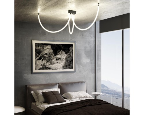 359128 KONST NT23 188 черный Светильник светодиодный IP20 LED 3000K 14W 170-265V 1400Лм RAMO