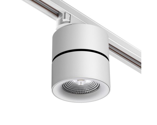 358786 PORT NT21 065 белый Однофазный трековый светодиодный светильник IP20 LED 25W 4000K 2200Лм 100-265V GRODA
