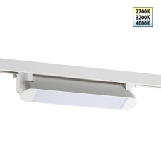 359797 PORT NT25 264 белый Светильник однофазный трехжильный трековый с переключ. цв. температуры IP20 LED 12W 180-265V 2700К/3200К/4000К ITER
