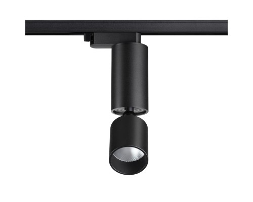 359321 PORT NT24 000 черный Светильник трековый однофазный трехжильный IP20 LED 10W 85-265V 3000K 1100Лм TUBO
