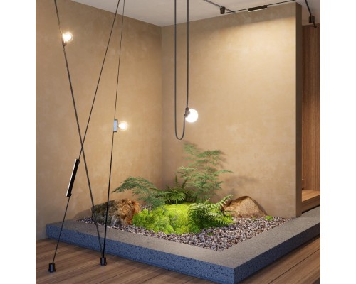 359458 SHINO NT24 098 черный Трековый смарт-светильник для низковольтного шинопровода с двумя режимами работы IP20 LED 6W 24V 3000-6000K EASY