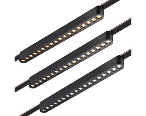 359460 SHINO NT24 98 черный Трековый смарт-светильник для низковольтного шинопровода с двумя режимами работы IP20 LED 18W 24V 3000-6000K EASY