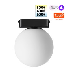 359478 SHINO NT24 110 черный Трековый смарт-светильник для низковольтного шинопровода с двумя режимами работы IP20 LED 6W 24V 3000-6000K EASY