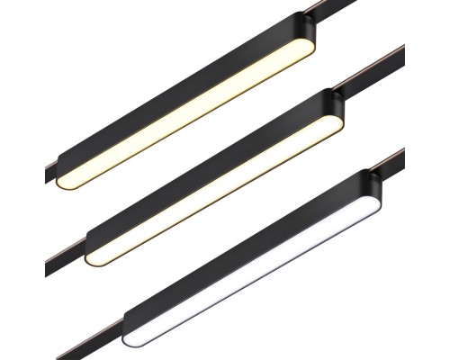 359463 SHINO NT24 099 черный Трековый смарт-светильник для низковольтного шинопровода с двумя режимами работы IP20 LED 18W 24V 3000-6000K EASY