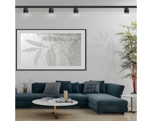 Трехфазный трековый свтильник Novotech 358327 Eos черный LED 13 Вт 4000K