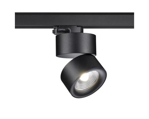 358787 PORT NT21 149 черный Трехфазный трековый светодиодный светильник IP20 LED 25W 4000K 2200Лм 100-265V GRODA