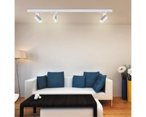 Трёхфазный трековый светильник Novotech 370648 Gusto белый GU10 50 Вт