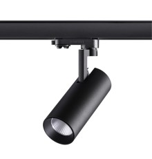 Трехфазный трековый светодиодный светильник Novotech 358256 Helix черный LED 20 Вт 4000K