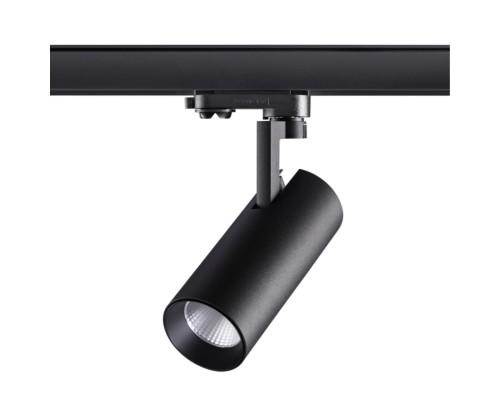 Трехфазный трековый светодиодный светильник Novotech 358256 Helix черный LED 20 Вт 4000K