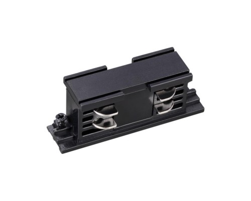 Соединитель внутренний с токопроводом для трёхфазного шинопровода Novotech 135043 черный