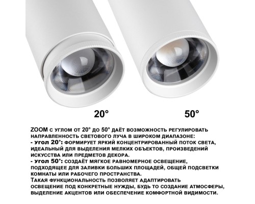 359585 PORT NT25 000 белый Светильник трехфазный трековый светодиод. с переключ. цв. темпер. и мощности IP20 LED 30-35-40W 220-240V 3000К\4000К\5700К