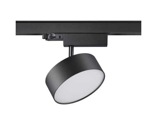 358759 PORT NT21 100 черный Трехфазный трековый светодиодный светильник IP20 LED 24W 4000K 2100Лм 100-265V PROMETA