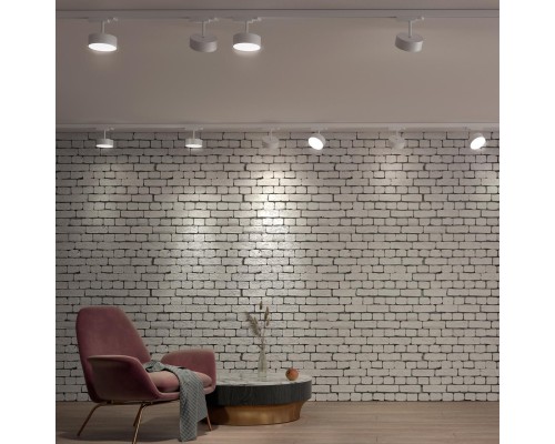 358758 PORT NT21 269 белый Трехфазный трековый светодиодный светильник IP20 LED 24W 4000K 2100Лм 100-265V PROMETA