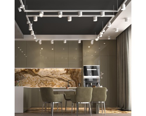 358780 PORT NT21 101 белый Трехфазный трековый светодиодный светильник IP20 LED 15W 4000K 1300Лм 100-265V GRODA