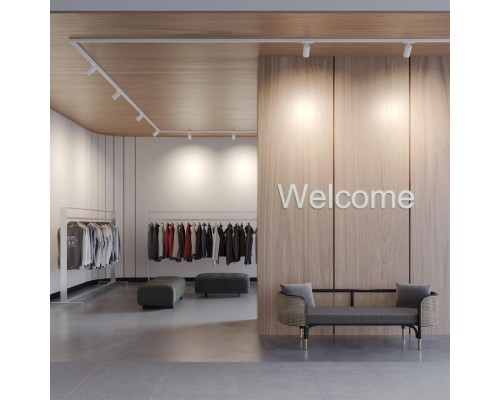 359569 PORT NT25 000 белый Светильник трехфазный трековый светодиодный IP20 LED 25W 4000K 220-240V HELIX