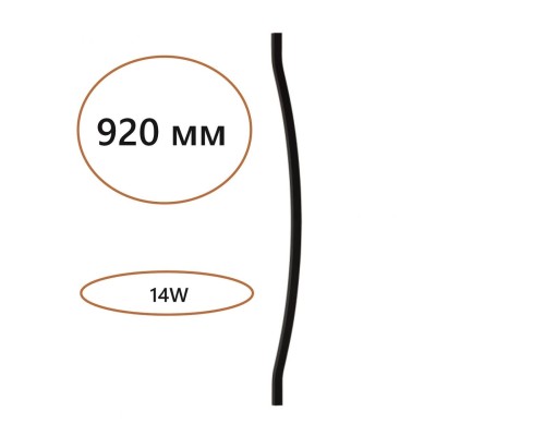 7006/100D HIGHTECH ODL25 262 Дуговой элемент для инсталляции 1000мм IP20 LED 14W Лм 3000K CRI > 90 FINO