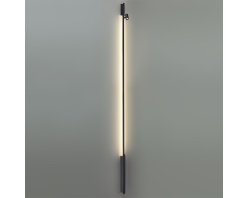 7155/150S HIGHTECH ODL26 258 элемент для инсталяции черный/cиликон/металл IP20 LED 24W(21W+3W) 600Лм 3000K 120° 24V FINO XS