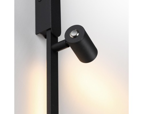 7155/150S HIGHTECH ODL26 258 элемент для инсталяции черный/cиликон/металл IP20 LED 24W(21W+3W) 600Лм 3000K 120° 24V FINO XS